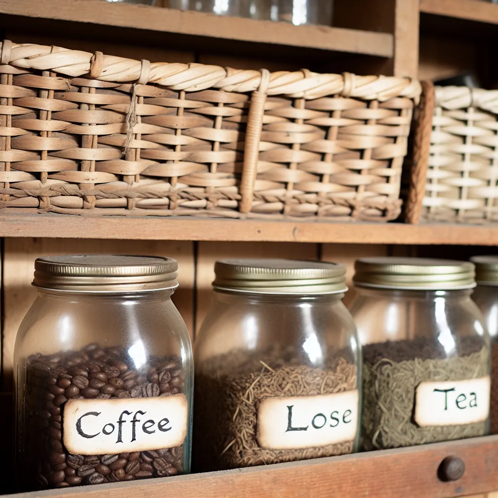 Mason jar storage solutions