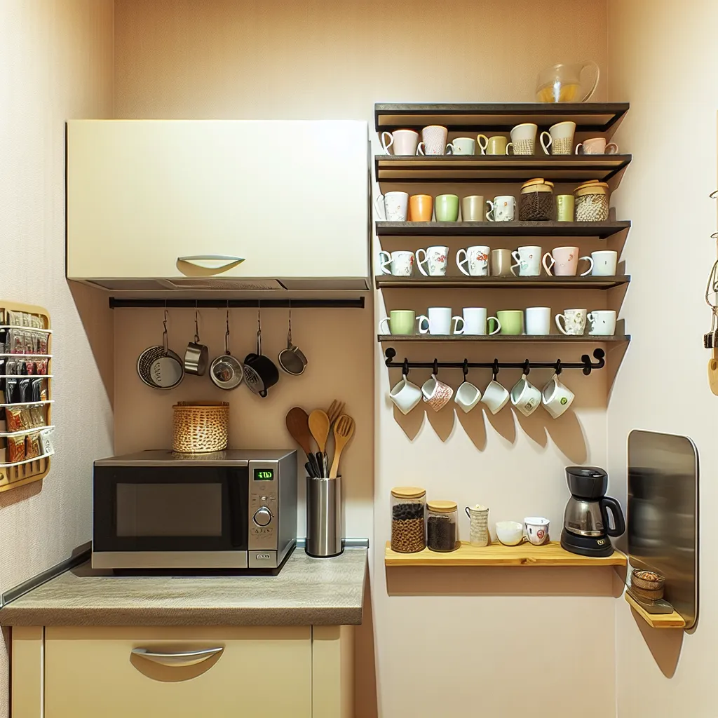 Small apartment kitchen organization